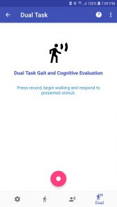 Dual Task Evaluations